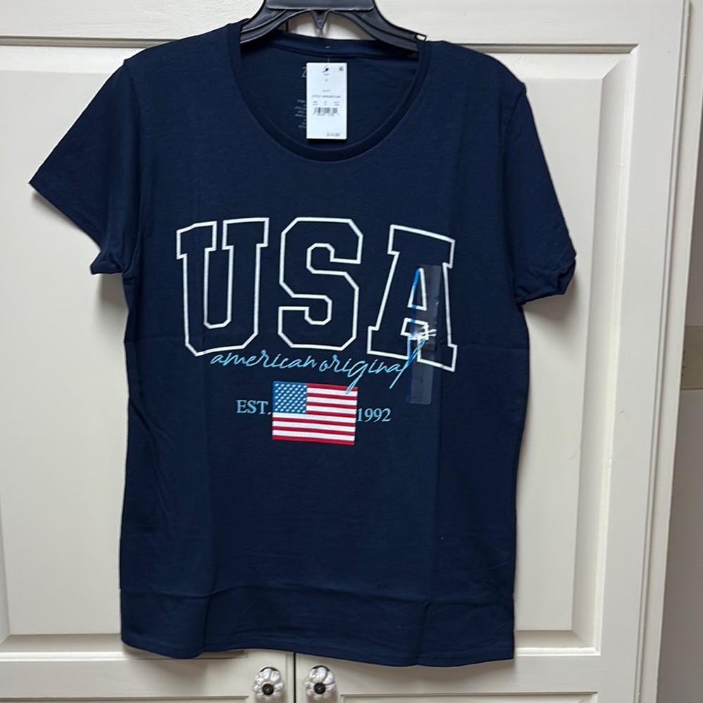 Navy USA Graphic T-Shirt